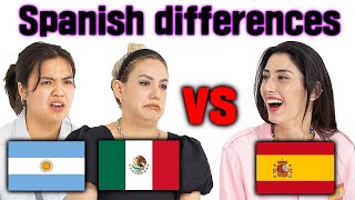 Spainish Differences! Spain spanish vs Latin American spanish (Argentina, Mexico, Spain)