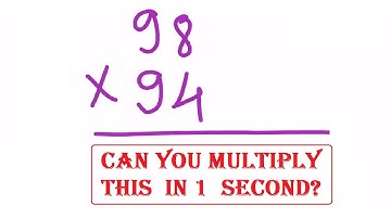 Amazing shortcut to multiply in 1 Second