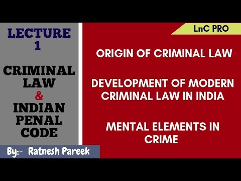 INTRODUCTION TO CRIMINAL