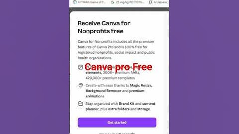 Canva Pro FREE 100% Trick | Nonprofit! 💻✨ (No Hack)"