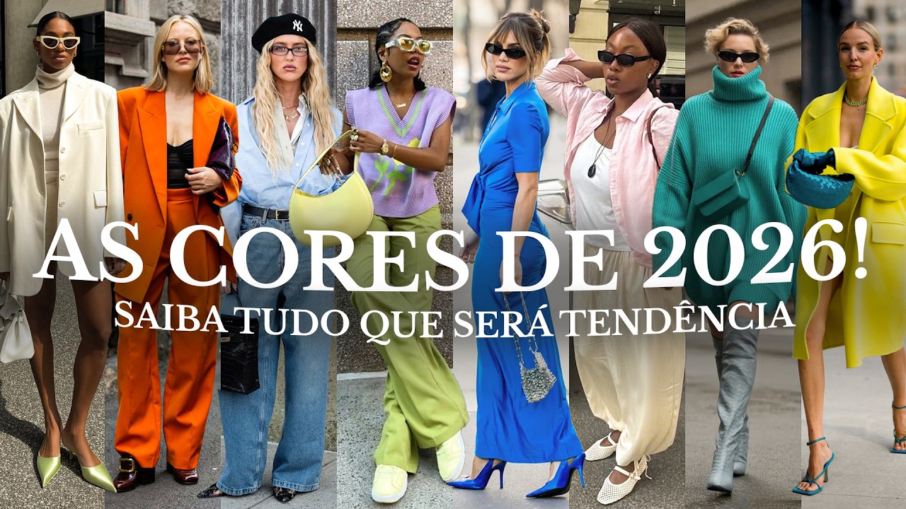 Essas serão as CORES de 2026! | Passaporte Fashionista