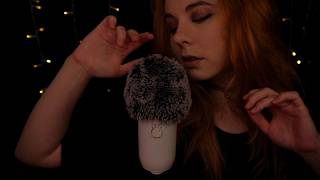 ASMR | whispering you to sleep - campfire ambiance, fluffy mic, lofi ramble screenshot 2