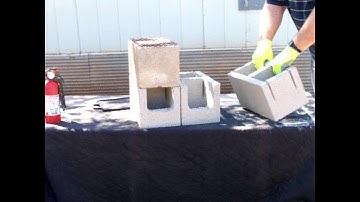 How To Build A 2 Cinder Block Rocket Stove - Part 4