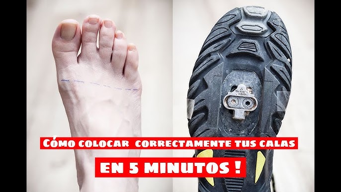 COMO COLOCAR UNAS CALAS EN UNAS ZAPATILLAS DE MTB 