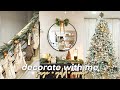 DECORATE WITH ME FOR THE HOLIDAYS | neutral tones, copper &amp; gold