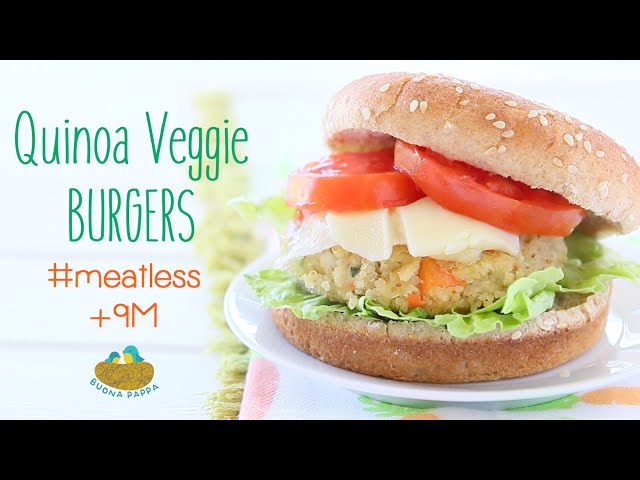 Meatless Quinoa and Vegetable Burgers. Full of flavors +9M