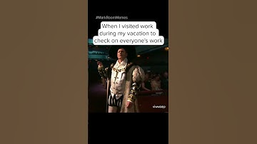 Visiting work during vacation, Funny Memes 😂