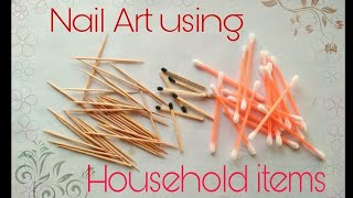 5 easy nail art hacks for beginners using household things.Time saving DIY nail art ideas.No tool.