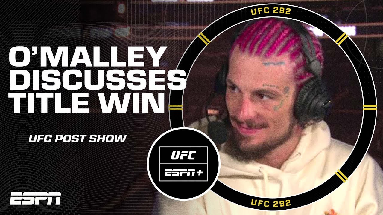 Sean O’Malley says he feels like he’s in a movie after winning gold at UFC 292 | ESPN MMA