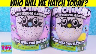 Hatchimals Glittering Garden Surprise Egg Plush Hatching Toy Review | PSToyReviews screenshot 4