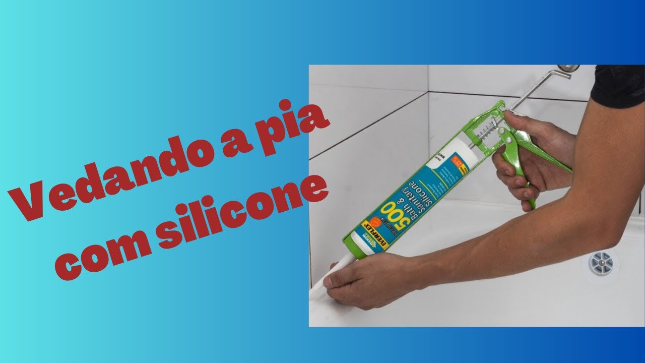 APLICANDO SILICONE NA PIA DA COZINHA - YouTube