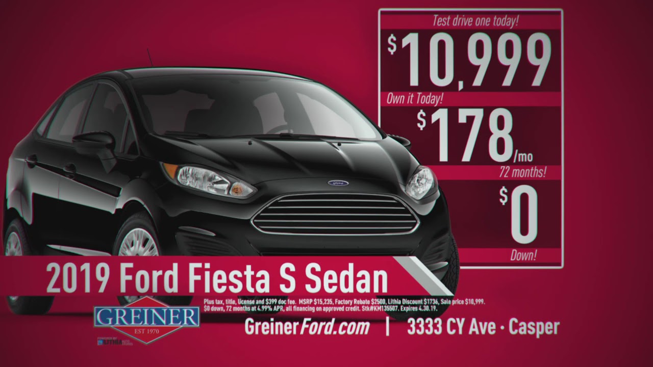 Greiner Ford Casper Wy >> Greiner Ford Of Casper Fiesta Great Deals Greiner Ford Casper Wy >> Greiner Ford Of Casper Fiesta Great Deals