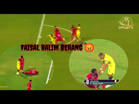 FAISAL HALIM MARAH😡 Insiden Foul Yang Tidak Dilayan Membuat Faisal Diberi Kad🟨.. Siapa Yang Salah.?