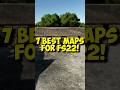 7 Top 7 Maps for Farming Simulator 22 🚜