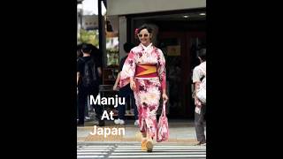 Manju Warrier Enjoying Her Vecation In Japan