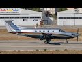 Pilatus PC-12/47 (HB-FVA) at Sabadell Airport.