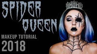 SPIDER QUEEN 🕷 MAKEUP TUTORIAL | BEELUXURY 🎃
