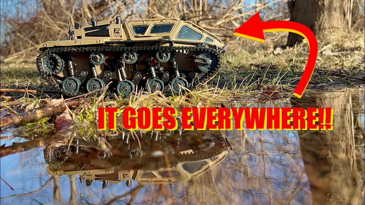 Эту модель с дистанционным управлением невозможно остановить! JJRC Ripsaw EV3 F4