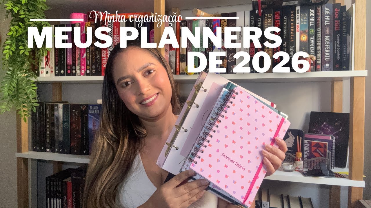 COMO VOU ME ORGANIZAR EM 2026 | meus planners