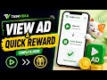 How To Complete View Ad & Quick Reward Task On TaskVexa