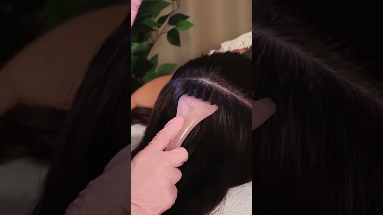 Ultimate ASMR Exam of RED SPOTS on SCALP with Treatment #asmr #short #shorts