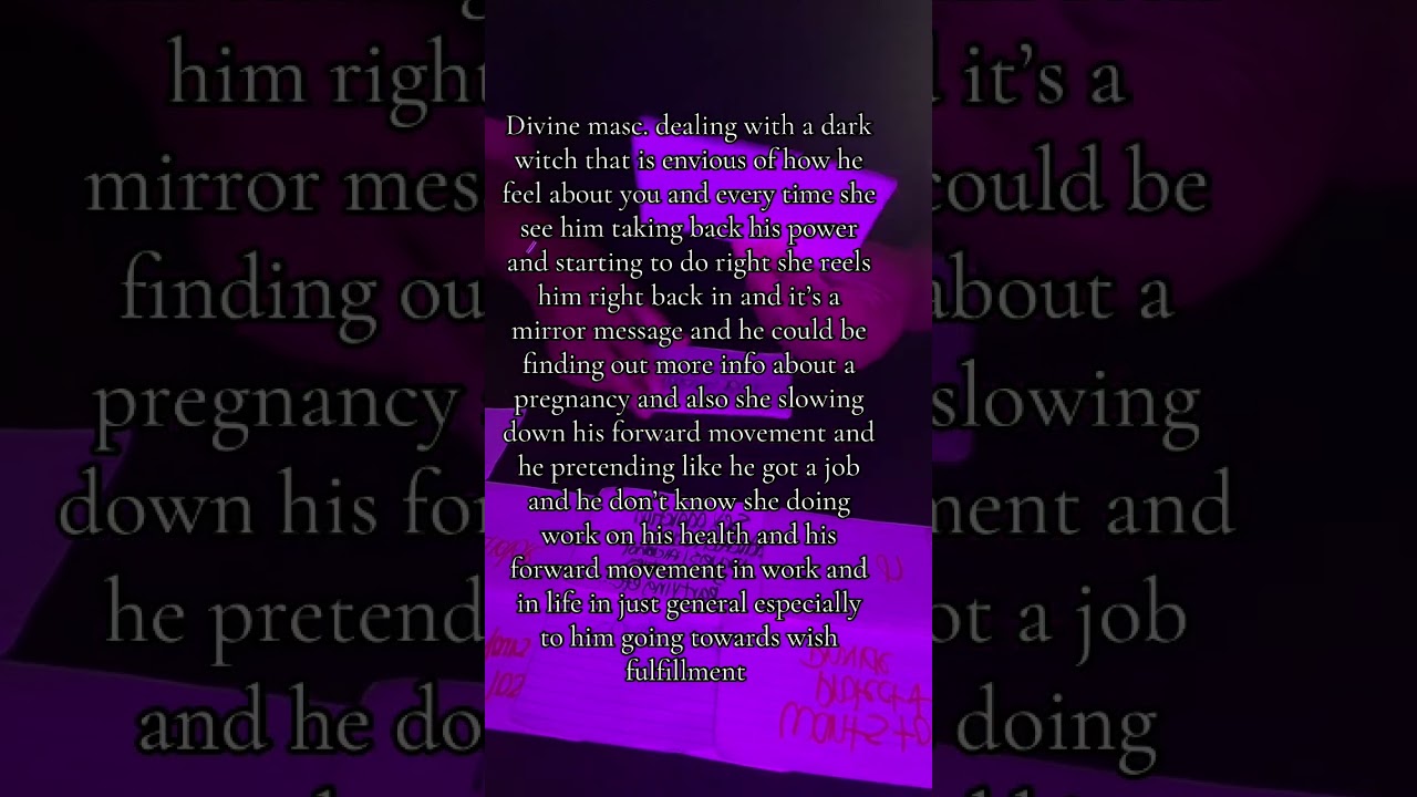 DM dealing w/ a dark fem that is forcing his freewill for her own selfish reason & out jealousy