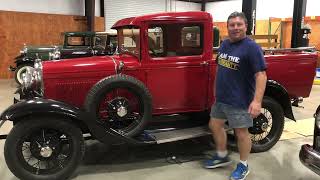 Ford's FIRST fleetside pickup truck! 66A Ford Model A Deluxe Pickup review