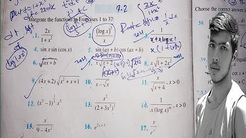 Class 12th Maths NCRT chapter integration Exercise 7.2 question from 1 to 24