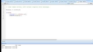Common ECL errors with unhelpful compiler messages. Wealth