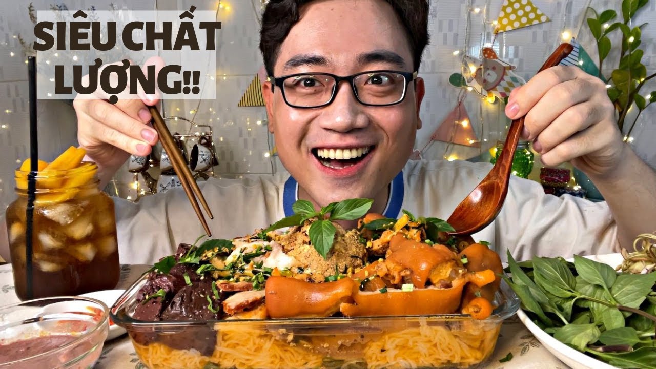 Xử Sạch Tô Bún Riêu Cua Toàn Là Cua Phủ 