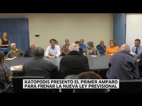 Recurso de amparo de Katopodis para frenar ley previsional - YouTube