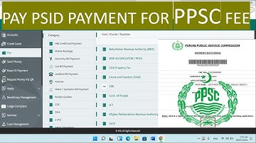 Hoe u PSID-betalingen voor PPSC-kosten kunt betalen via uw HBL-bankrekening
