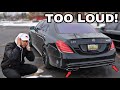 BMW OWNER STRAIGHT PIPED HIS MERCEDES S63 AMG (EXTREMELY LOUD)