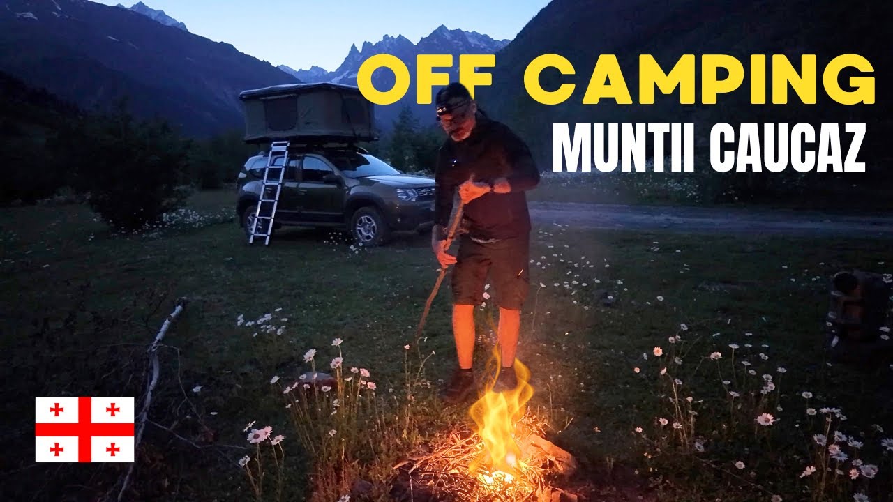 Campăm în Munții Caucaz | Mestia, Georgia