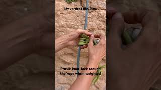 Prusik knot useful for rappelling&amp;abseiling,escaping the system,ascending a rope.How to tie it?