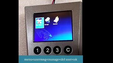 eSSL F18 How to delete admin