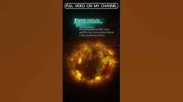 Flame nebula rendered in Blender #universe #3drender #space #nebula #blenderart #3dart #eeveerender