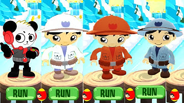 Tag with Ryan - Fossil-Finding Ryan vs Dino Excavator Ryan- All Costumes Unlocked Runner Gameplay