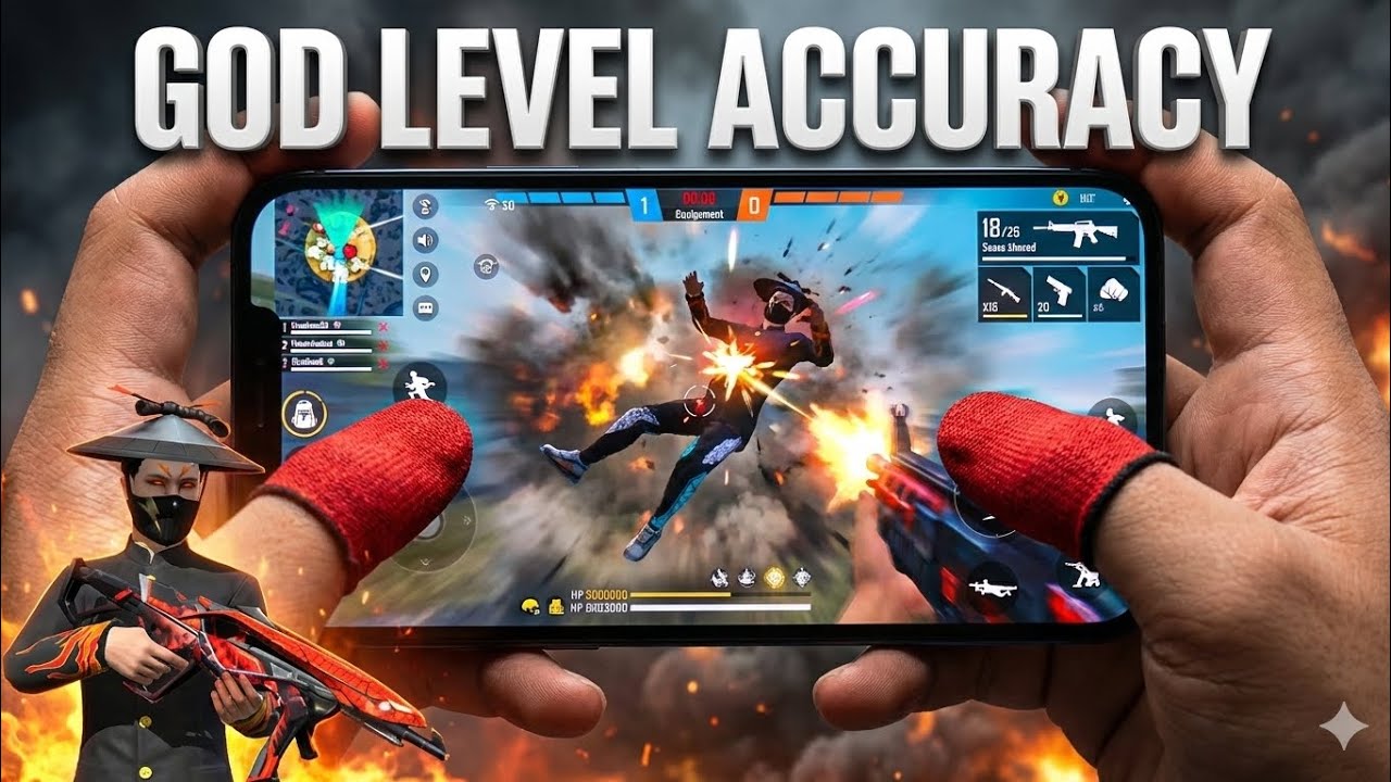 4 Gb ram Free Fire Gameplay test full max settings HUD+DPI+ MACRO 4gb ram🤯 20kill 