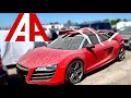 IAA Walk Around Salvage Exotics Cars At Insurance Auto Auctions (Part 2)