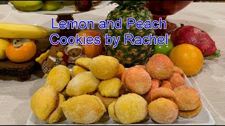 Most delicious amazingly great looking Lemon 🍋and Peach 🍑cookies by Rachel - love is in the air 💕
