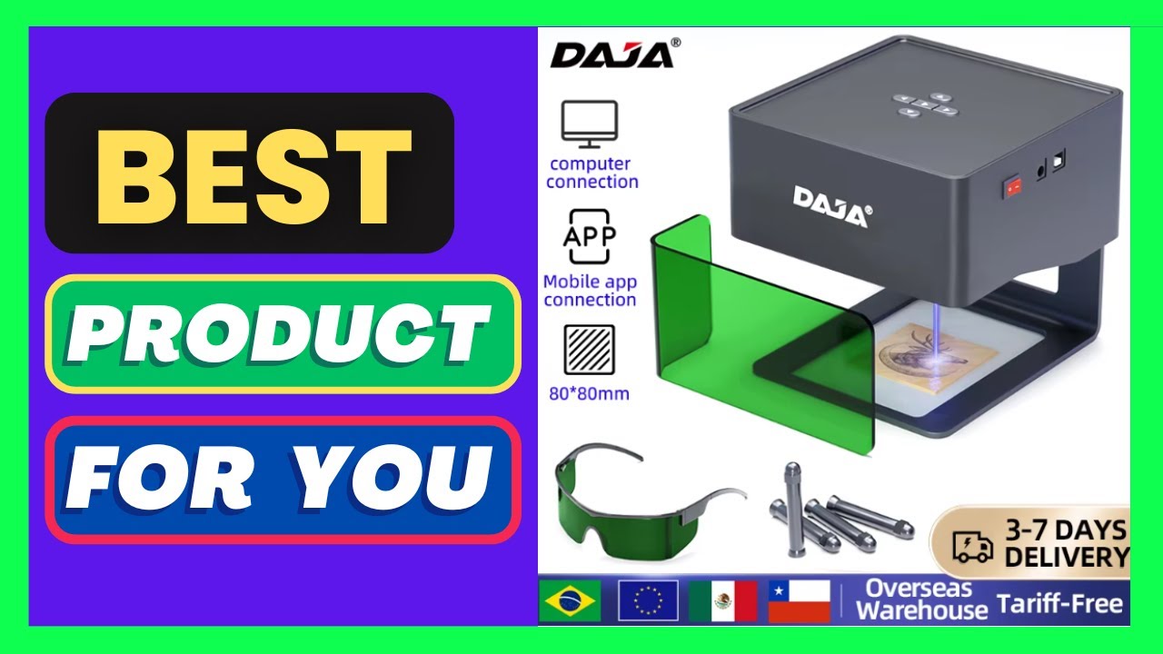 DAJA Laser Engraver CNC Diy DJ6 Laser Engraving Machine 3000mw