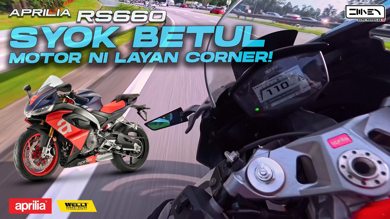 KENA LAYAN CORNER DALAM TRACK BARU PADUU ! Aprilia RS660 Malaysia Berdesup