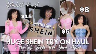 HUGE SHEIN SPRING TRY ON HAUL WORTH $300 \& OUTFIT IDEAS 2023 ♡