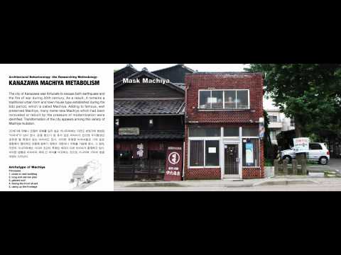 HD KANAZAWA MACHIYA METABOLISM Architectural Behaviorology The Researching Methodology 