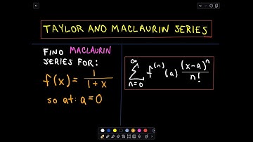 📚 Maclaurin Series for 1/(1 + x) – Step-by-Step Example 📚