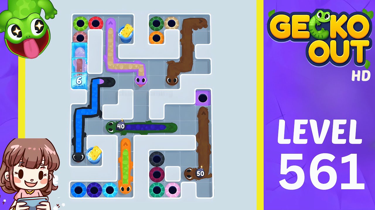 Прохождение Gecko Out, уровень 561