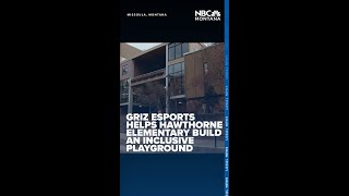 Griz Esports helps Hawthorne Elementary build an inclusive playground