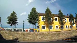 D: Fulda. Landkreis Fulda. Fahrt durch die Stadt. August 2016