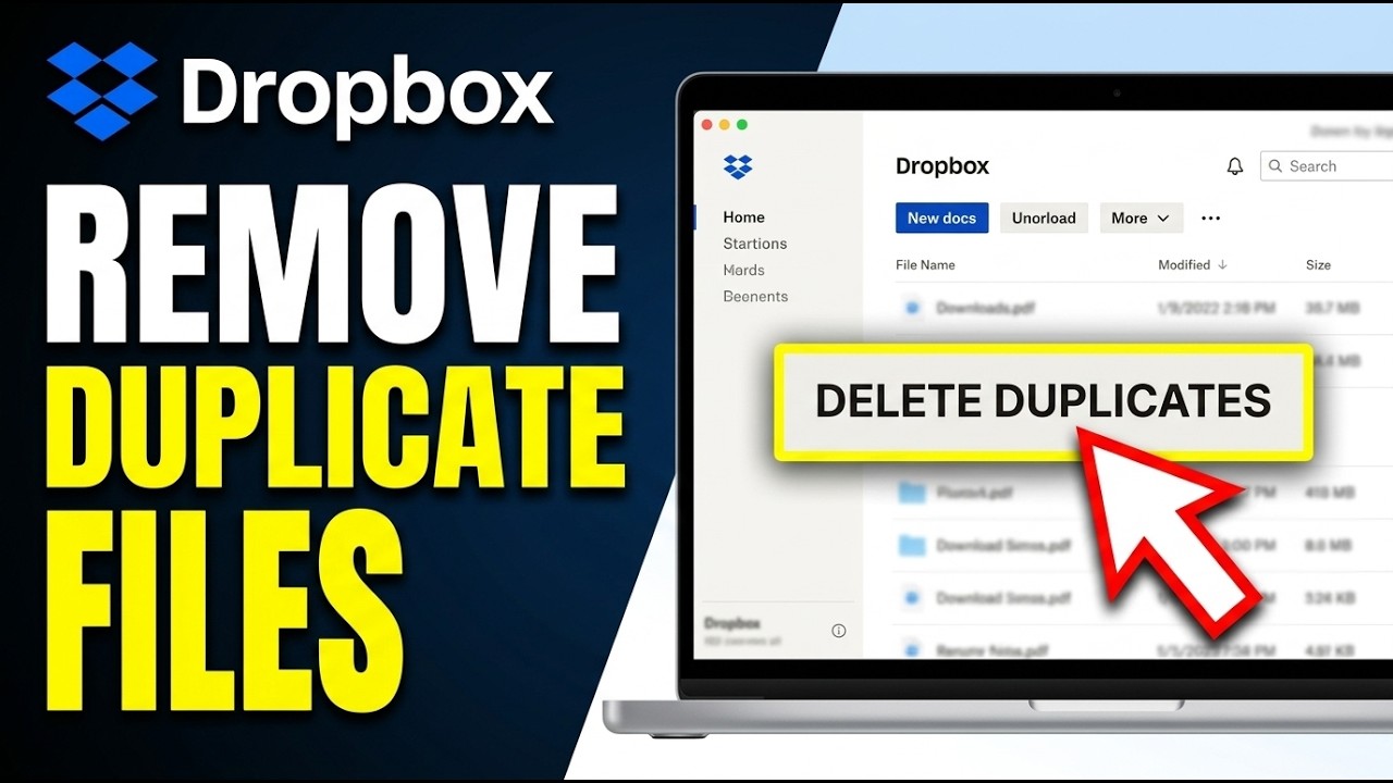 How to Remove Duplicate Files in Dropbox 2026 (Quick & Easy) - YouTube